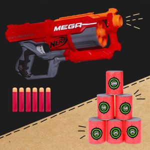 [ОБЗОР] НЕРФ МЕГА ЦИКЛОНШОК(Nerf mega cycloneshock)
