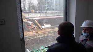 На строительстве школы на улице Лебеденко в Тучково