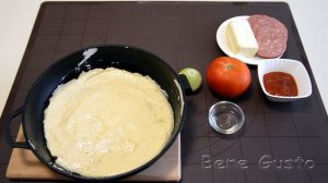 Ленивая пицца на сметане за 15 минут | Быстрая пицца в духовке без дрожжей