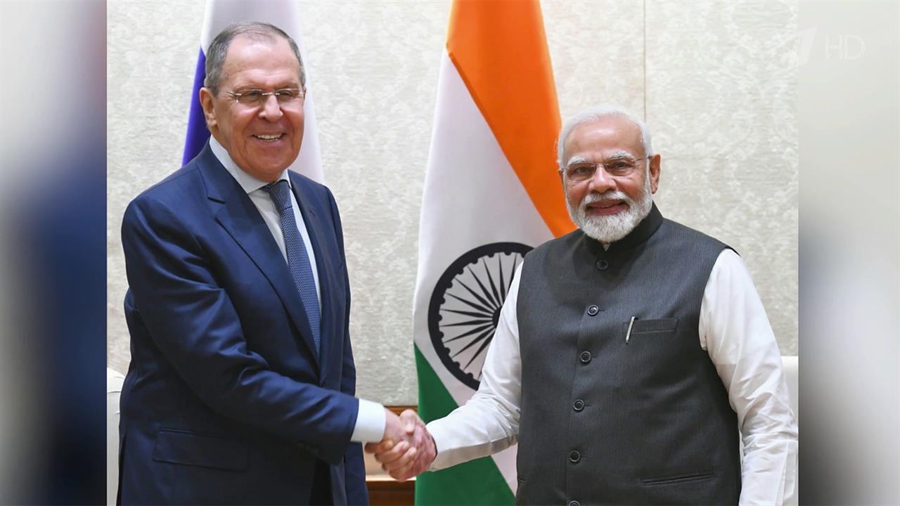 В Дели прошла встреча главы МИД России Сергея Лаврова с премьер-министром Индии Нарендрой Моди
