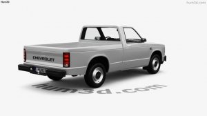 Chevrolet S10 Regular Cab 1985 3D model by Hum3D.com