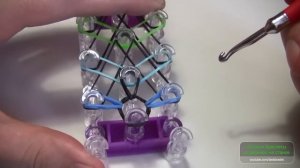 Браслет ♥ ♥ СЕРДЕЧКИ ♥ ♥ из резинок на станке ♥ Как плести из резинок Rainbow loom