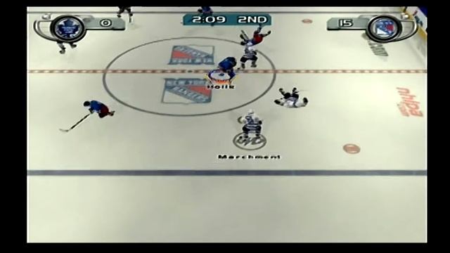 NHL Hitz Pro Gameplay (Playstation 2) Rangers vs Maple Leafs смотреть онлайн