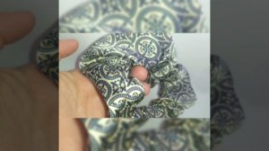 Шелковая  резинка для волос объемная