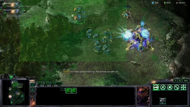 Starcraft 2 Wings of Liberty walkthrough part 7/2 Save the colony (hun) смотреть онлайн
