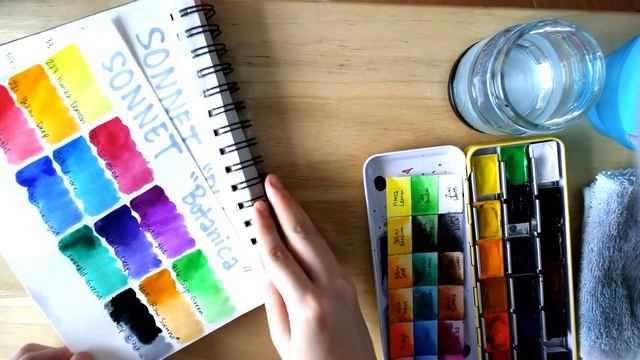 NEW Sonnet Watercolor 12 Color Themed Sets - BOTANICA / PLEIN AIR смотреть онлайн