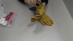 Перчатки мото SCOYCO MC-154, кожаные, желтые.