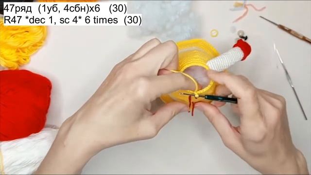 Снеговичок (девочка) Часть 2 Вязание крючком Snowwoman Part 2 Crochet pattern video смотреть онлайн