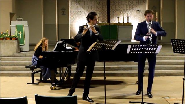 Claude Debussy: Prélude à l´Après midi d´un faune Trio flute clarinet piano смотреть онлайн