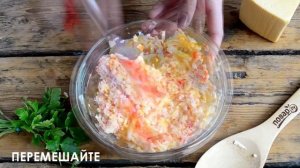 Котлеты из крабовых палочек с сыром