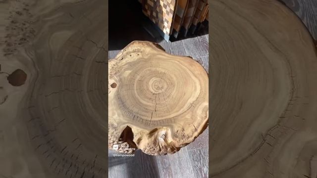 Журнальный стол из спила карагача