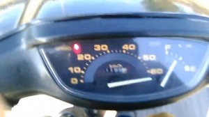 Honda Dio AF-27, подрыв с места и максималка в СТОКЕ!!!