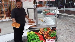 Seyyar Tablacı Lahmacun | İzmir Sokak Lezzetleri | Sokak Yemekleri Türkiye