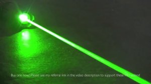 Мощная зеленая лазерная указка 10000мВт!