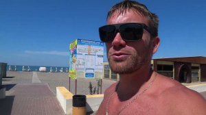 НОВОФЕДОРОВКА. Начало июля 2024. Пляжная обстановка.