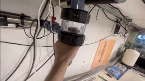 Установка уф лампы jebao 75w и обратного клапана на подачу