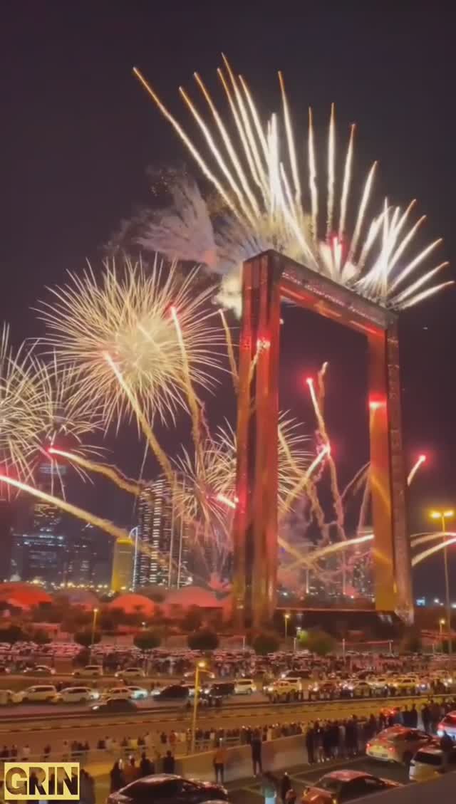 ?Дубай, новогодний салют - 2024