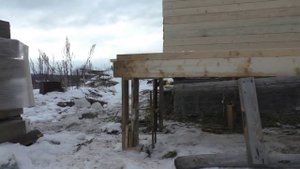 Временный пристрой (сени) к дому своими руками (ч.1)