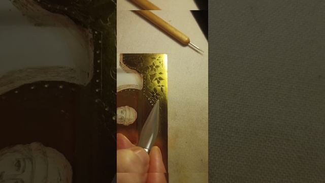 Иконопись. Золочение. Полировка агатовым зубком. смотреть онлайн