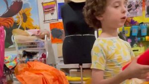 Fashion Designer Max Alexander Makes a Dress for Audrey