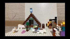 Лего Майнкрафт анимация заброшенная деревня