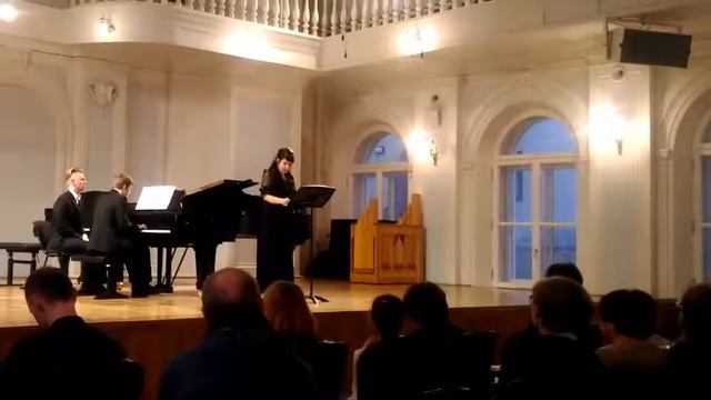 Р. Шуман "Любовь и жизнь женщины" 7. Нежно прильни ты к сердцу" - исполняет Наталия Горячева