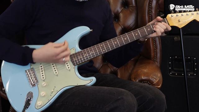 Dirk Witte | Fender Custom Shop '62 Stratocaster Aged Daphne Blue смотреть онлайн
