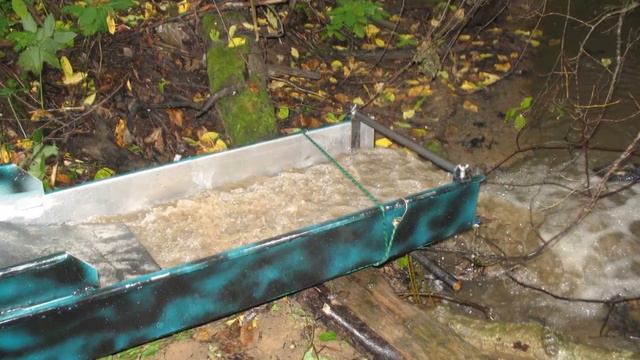 Драга для промывки золота 400 мм на 1200 мм смотреть онлайн