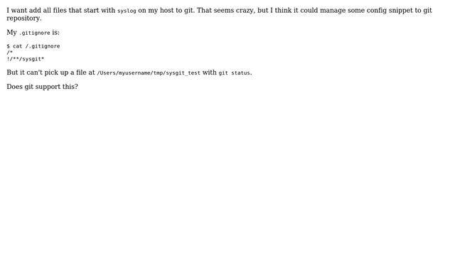 Unix & Linux: How to add whole host to git? смотреть онлайн