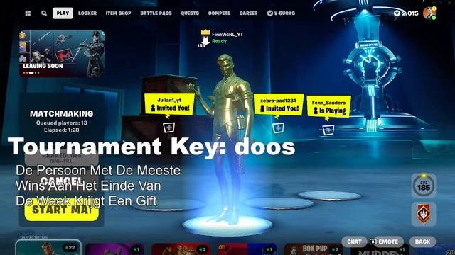 Krxzy Toernooi Met Prijzen! DOE MEE! (Custom Games Nederlands) Fortnite NL смотреть онлайн