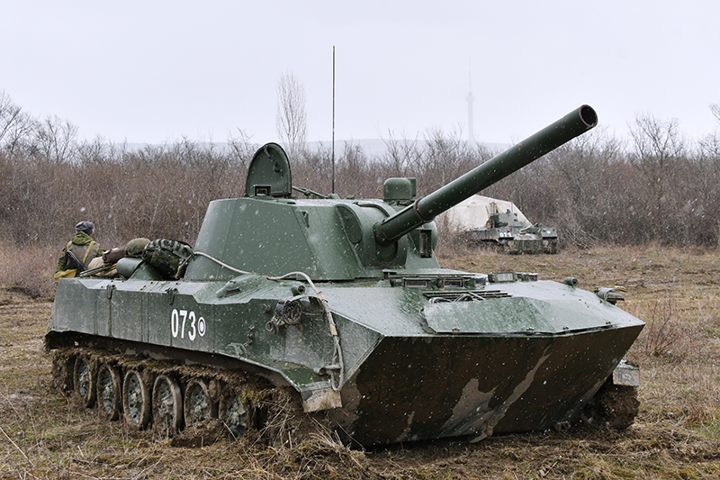 Артиллерийские подразделения ВДВ бьют по командным пунктам боевиков / События на ТВЦ