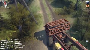 SpinTires Multiplayer Mods | Offroad trip with GTAHQHD | Mongo Truck | The Hill