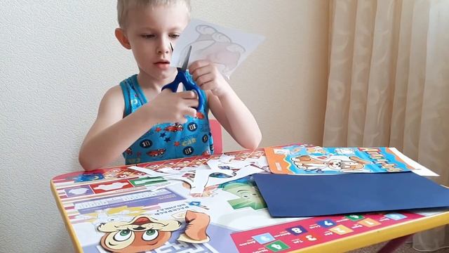 Вырезаем и клеим поделки из бумаги щенка Пандика смотреть онлайн