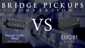 Seymour Duncan NAZGUL vs EMG 81 - Bridge Pickup Guitar Comparison / Demo