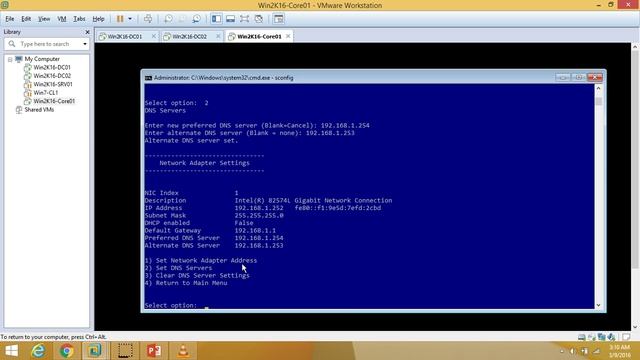 06 – Windows Server 2016 – Core Server Installation and Configuration смотреть онлайн