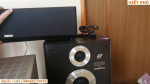 Loa Sub Yamaha SW-105 và loa center yamaha NS-C05/ Viết Phú JP