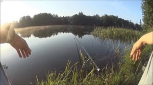 Утренний поплавок .Черноголовский пруд.