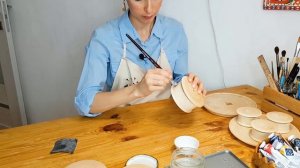 Шлифовка и грунтовка деревянных заготовок.
