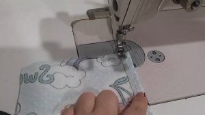 Шов вподгибку с открытым срезом