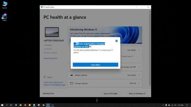 Fix Windows11 error “Your organization manages updates on this PC” смотреть онлайн