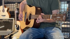 Cort Earth 60 акустик гитарын дуугаралт тест (Эффектгүй)