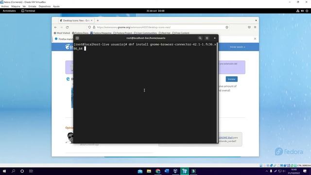 COMO PONER ICONOS EN ESCRITORIO FEDORA 36✅ смотреть онлайн