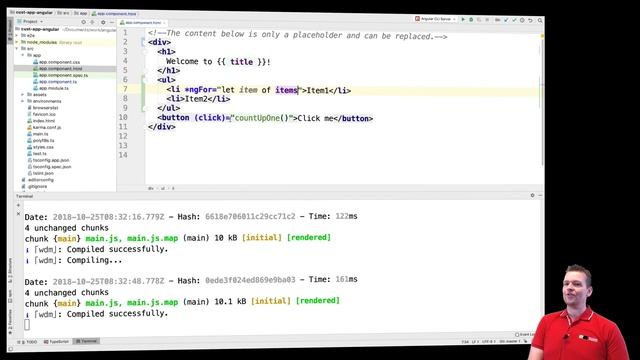 Angular7+ using REST API 2018 | S5P9 | Arrays and Loops using ngFor смотреть онлайн