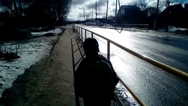 Идём на подготовительные занятия к школе с Юрием в первый раз.