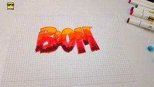 ГРАФФИТИ - BOOM !!! КАК НАРИСОВАТЬ? !!! урок граффити graffiti logo