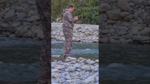 Вечерняя семейная рыбалка, река Псезуапсе, Лазаревское 02.10.2022