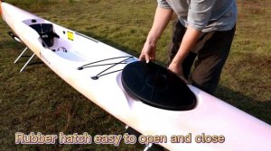 Liker kayak light weight plastic surfski, stable but still fast design for beginners