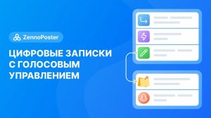 Цифровые записки с голосовым управлением / ZennoPoster