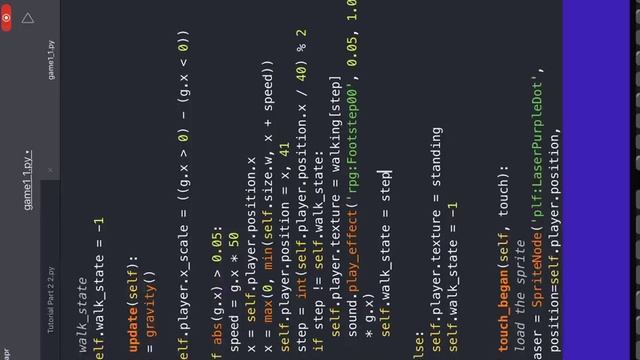 Create a game with Pythonista on the Ipad in 40 minutes