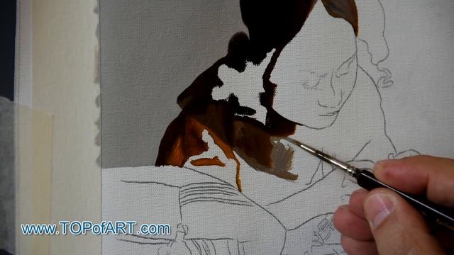 Vermeer - The Lacemaker | Art Reproduction Oil Painting смотреть онлайн